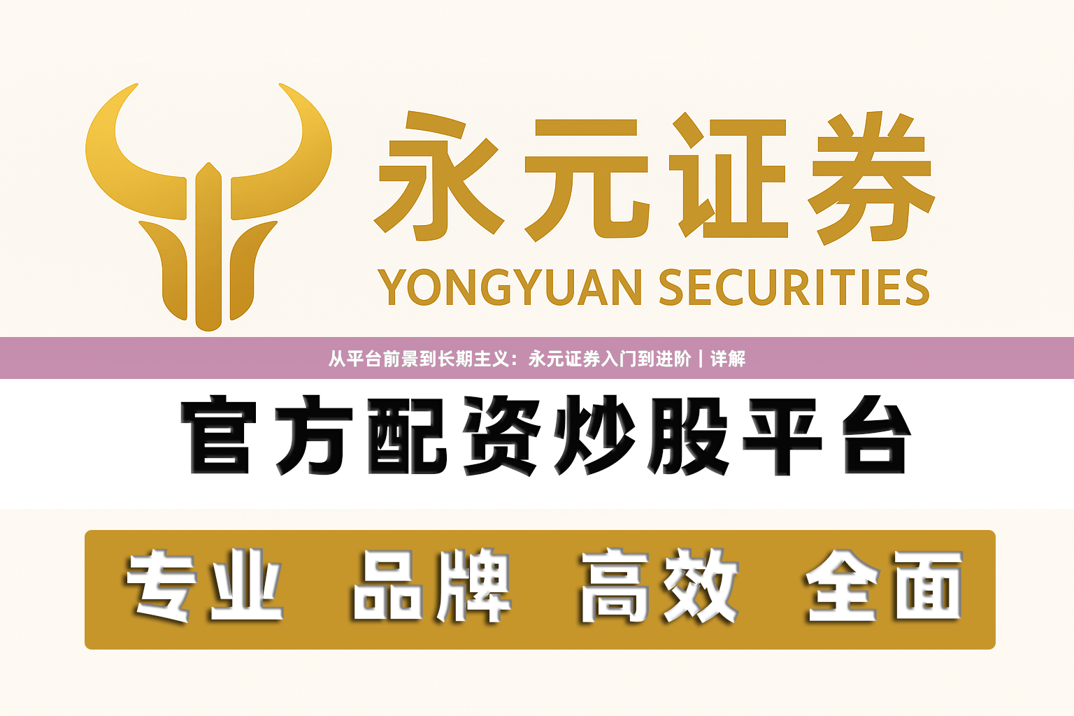 从平台前景到长期主义：永元证券入门到进阶｜详解